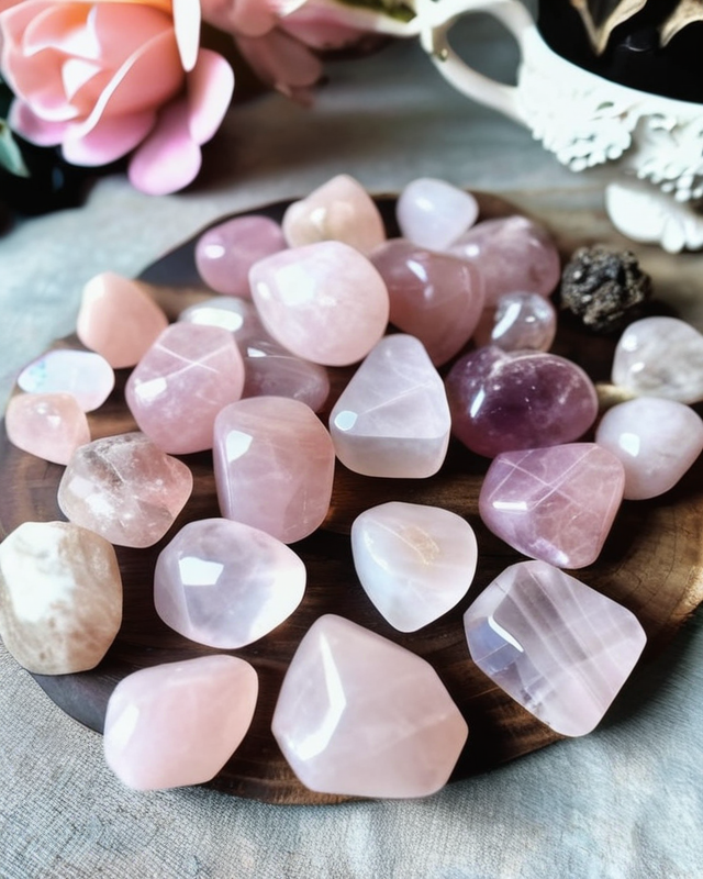 Rose Quartz Tumbles